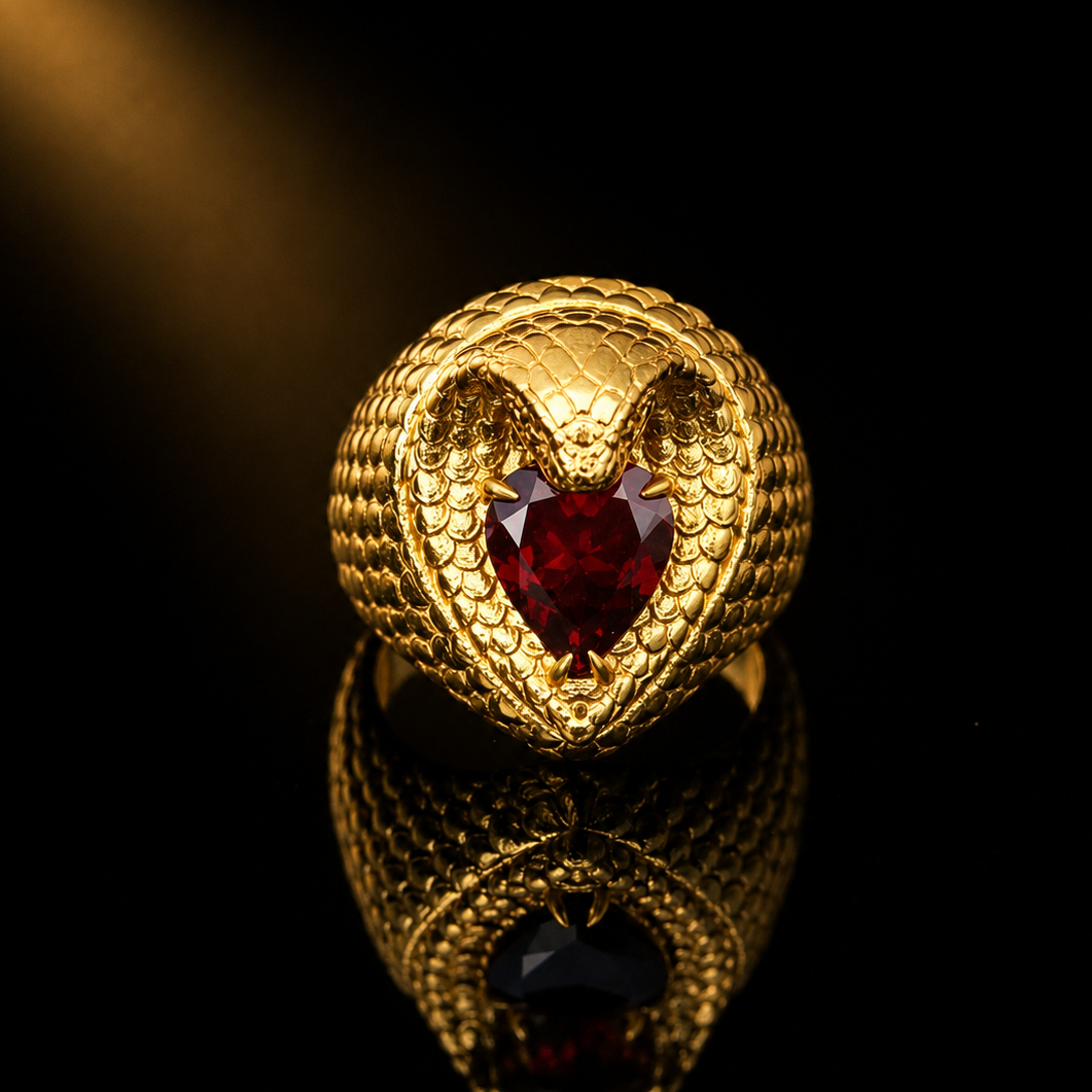 Venom & Virtue Signet Ring