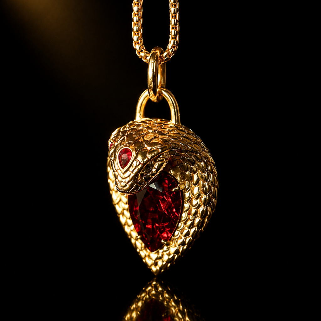 Venom & Virtue Cobra Pendant - Queen