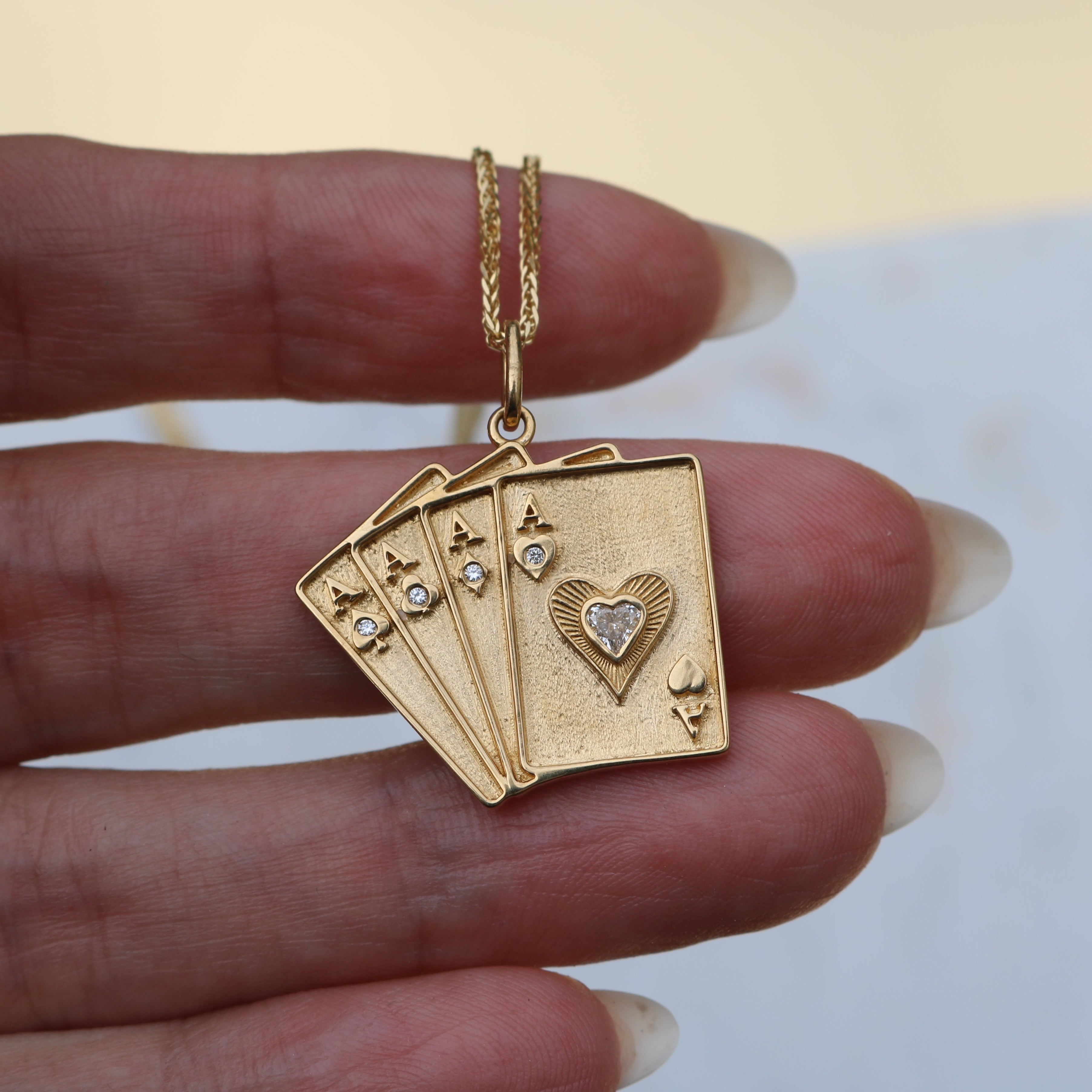 4 Aces Pendant 22k