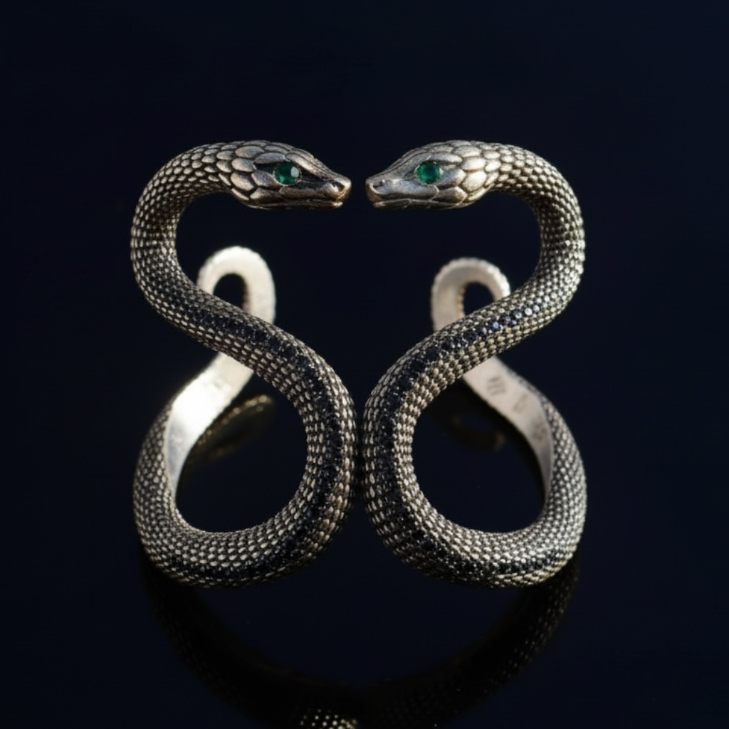 The Emerald Nights Serpents Cuff