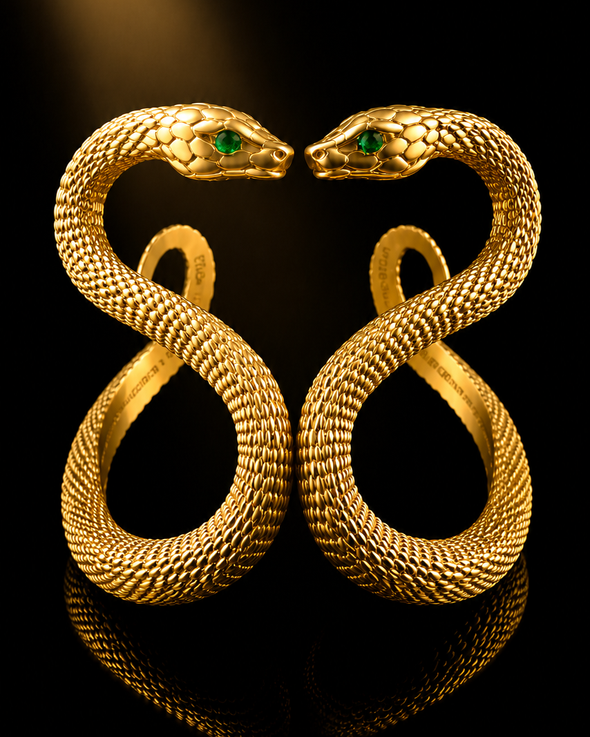 Cosmic Serpents Cuff