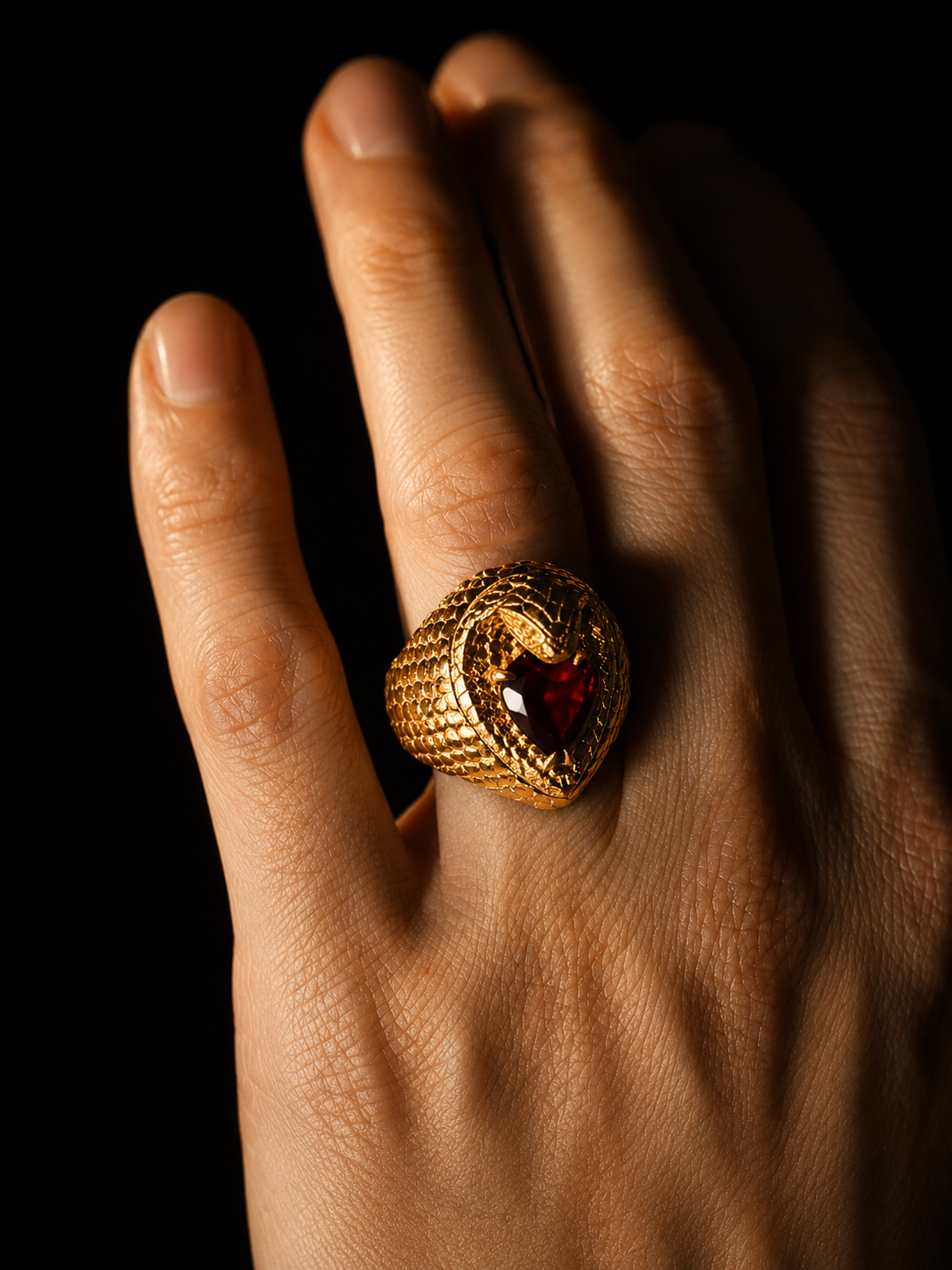 Venom & Virtue Signet Ring