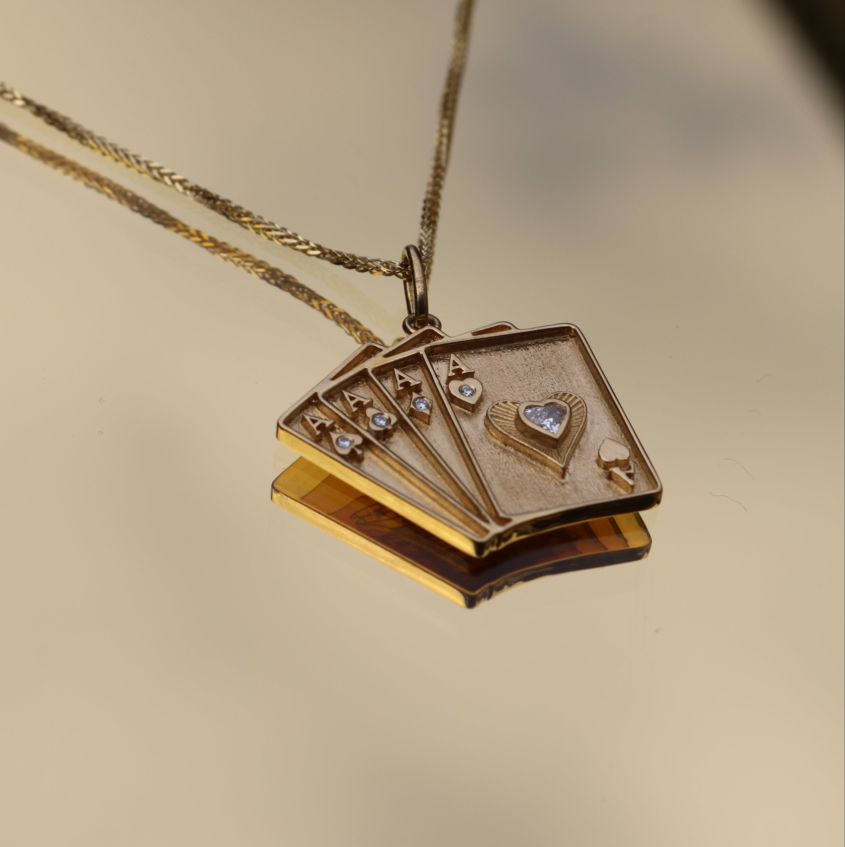 4 Aces Pendant 22k
