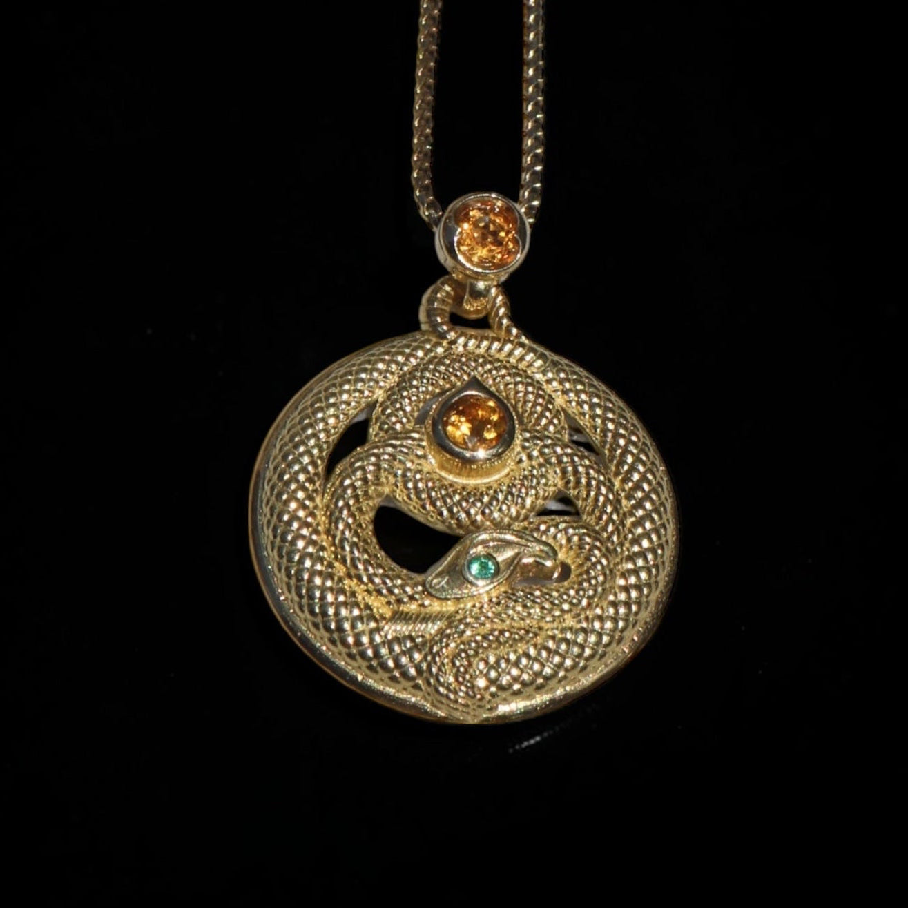 Solar Serpent Amulet