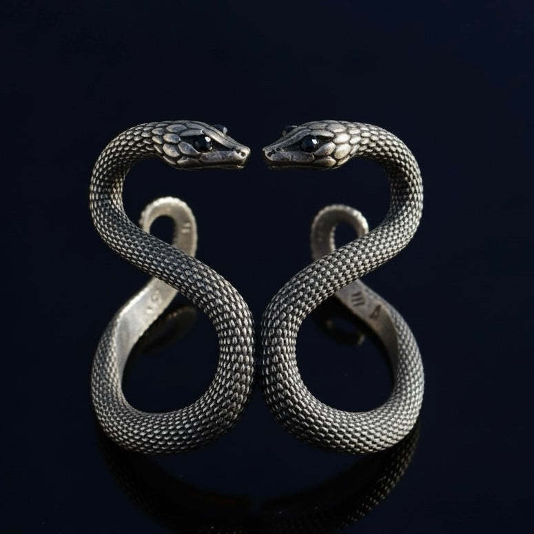 The Obsidian Covenant Serpents Cuff