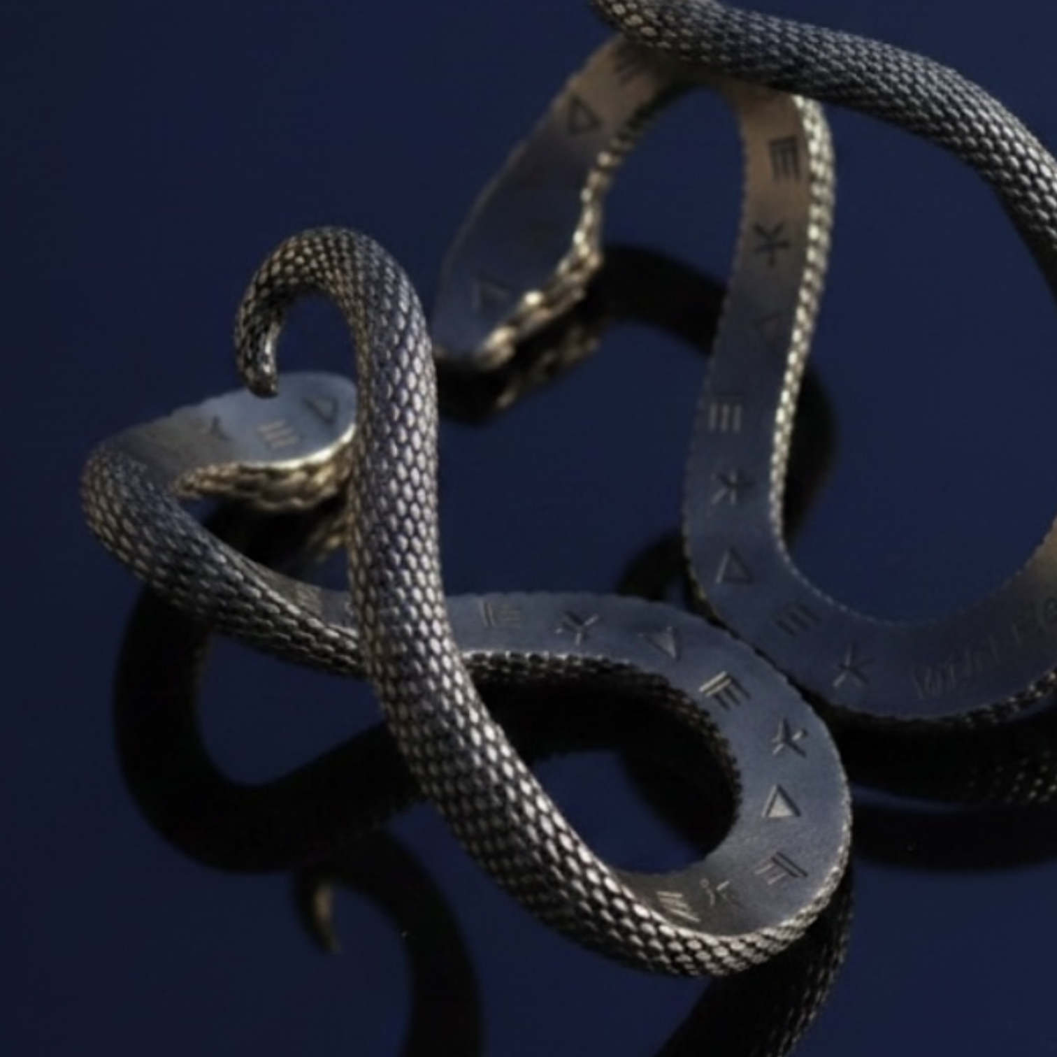 The Obsidian Covenant Serpents Cuff