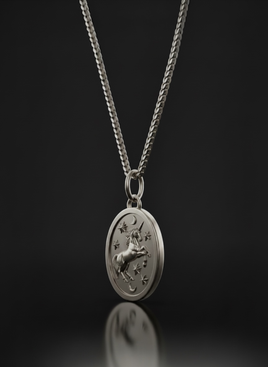 Nocturne Unicorn Relic Medallion