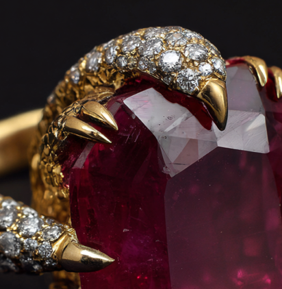 The Crimson Talon Ring